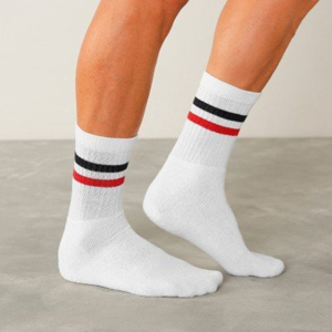 Blancheporte Bílé tenisové ponožky, sada 10 párů bílá 47/50