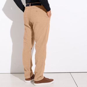 Blancheporte Chino kalhoty z manšestru písková 46