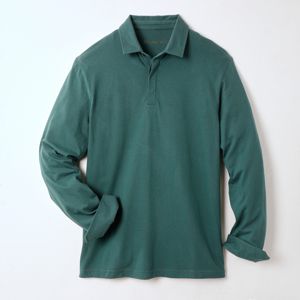 Blancheporte Jednobarevné polo tričko Öko-Tex zelená 97/106