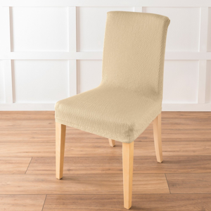 Blancheporte Pružný povlak na židli s optickým vzorem béžová samostatně