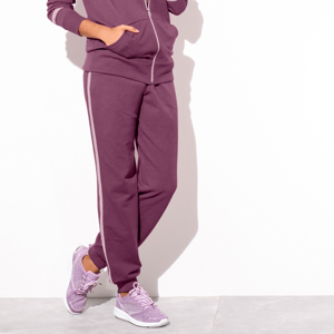 Blancheporte Sportovní kalhoty, dvoubarevné purpurová/lila 54